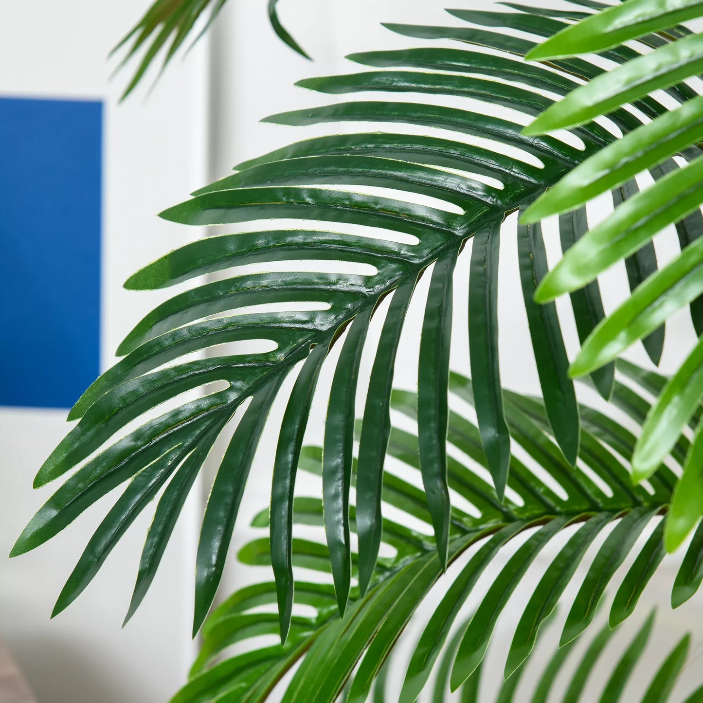 Dirbtinės palmės 120 cm, dirbtinis augalas, dirbtinis medis, dirbtiniai augalai vazone, kambariniams augalas, dekoratyvinis augalas, biuro augalas, plastikiniame vazone, patalpoms ir laukui