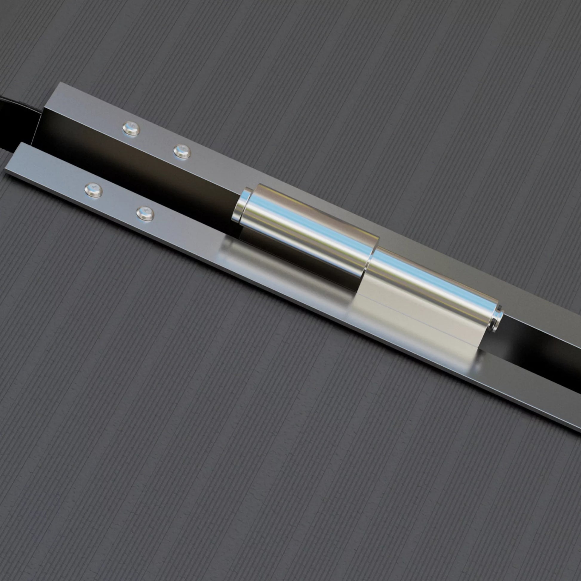 Vežimėlio rampa, sulankstoma, neslystantis paviršius, universali, nešiojama, aliuminis, juoda