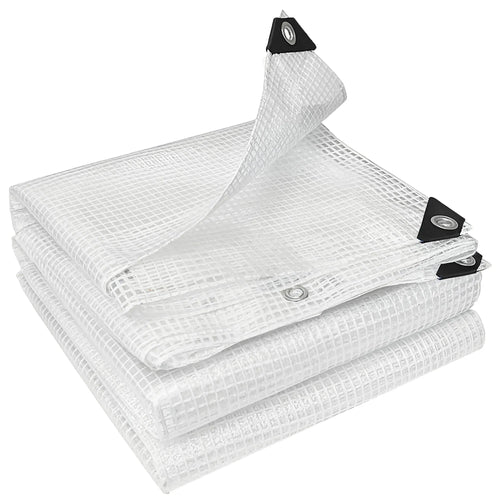 Apsauginis tentas 4x6 m vandeniui atsparus 140g/m² baltas