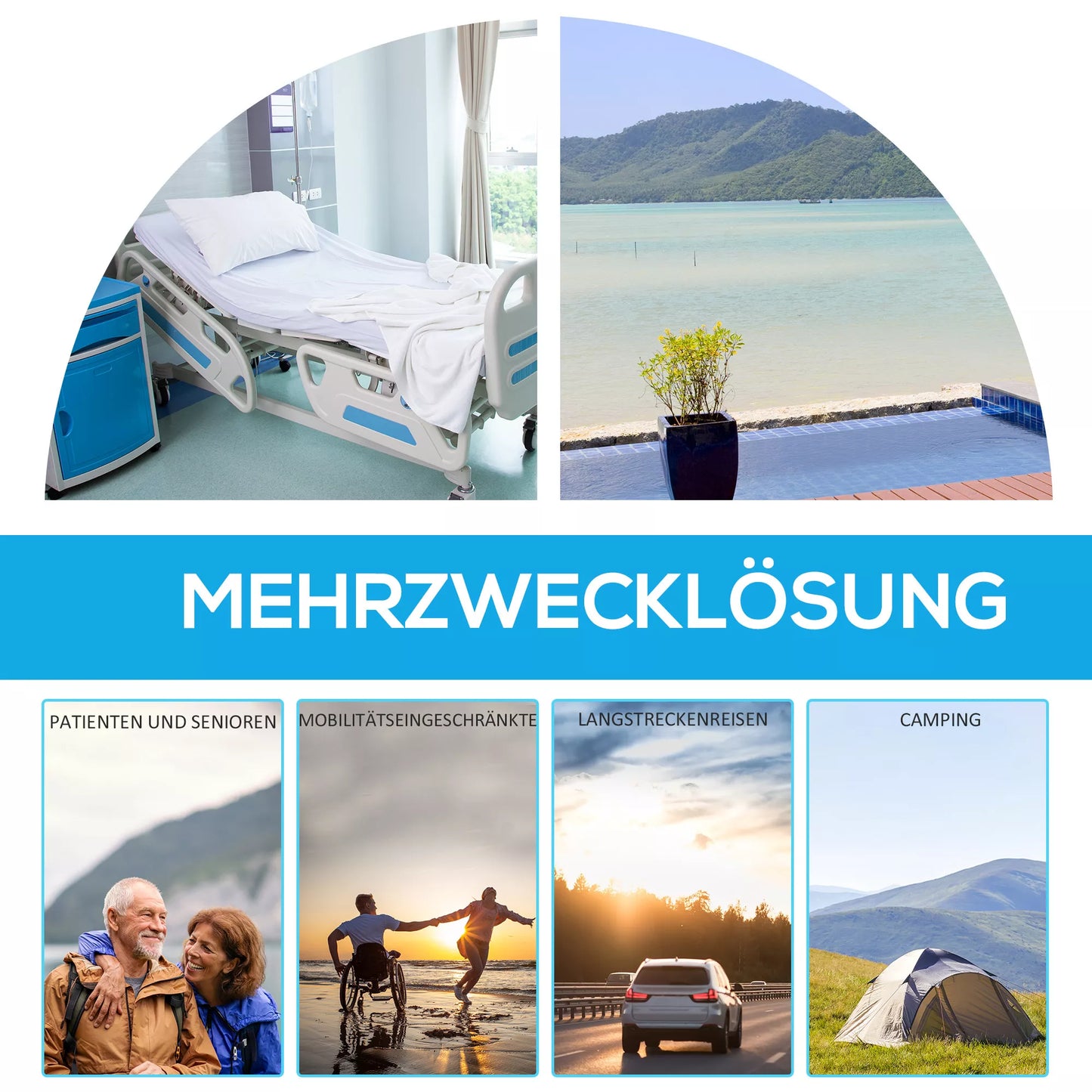 Cheminis Kempingo Tualetas Mobilus Tualetas WC Kelioninis Kempingui Nameliui ant Ratų