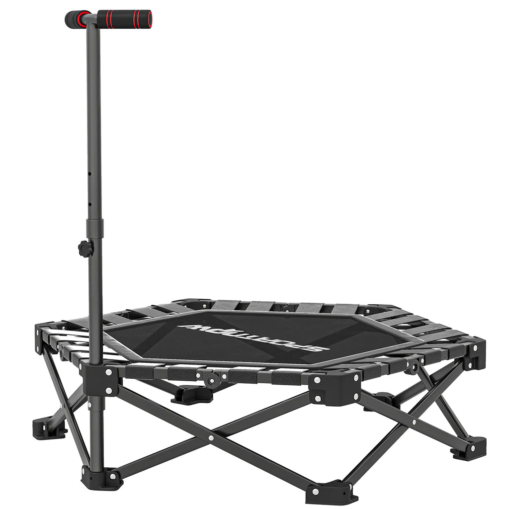 Fitneso batutas su reguliuojama rankena, 104 cm, iki 120 kg, juodas