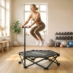 Fitneso batutas su reguliuojama rankena, 104 cm, iki 120 kg, juodas