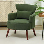 Fotelis su juosmens atrama iki 120 kg, žalias