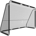 Futbolo vartai 300 x 200 cm su tvirtu tinkleliu, juodi