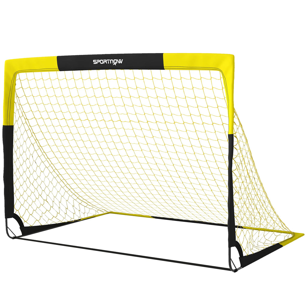 Futbolo vartai pop-up, 150 x 110 x 110 cm, geltoni