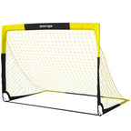 Futbolo vartai pop-up, 150 x 110 x 110 cm, geltoni