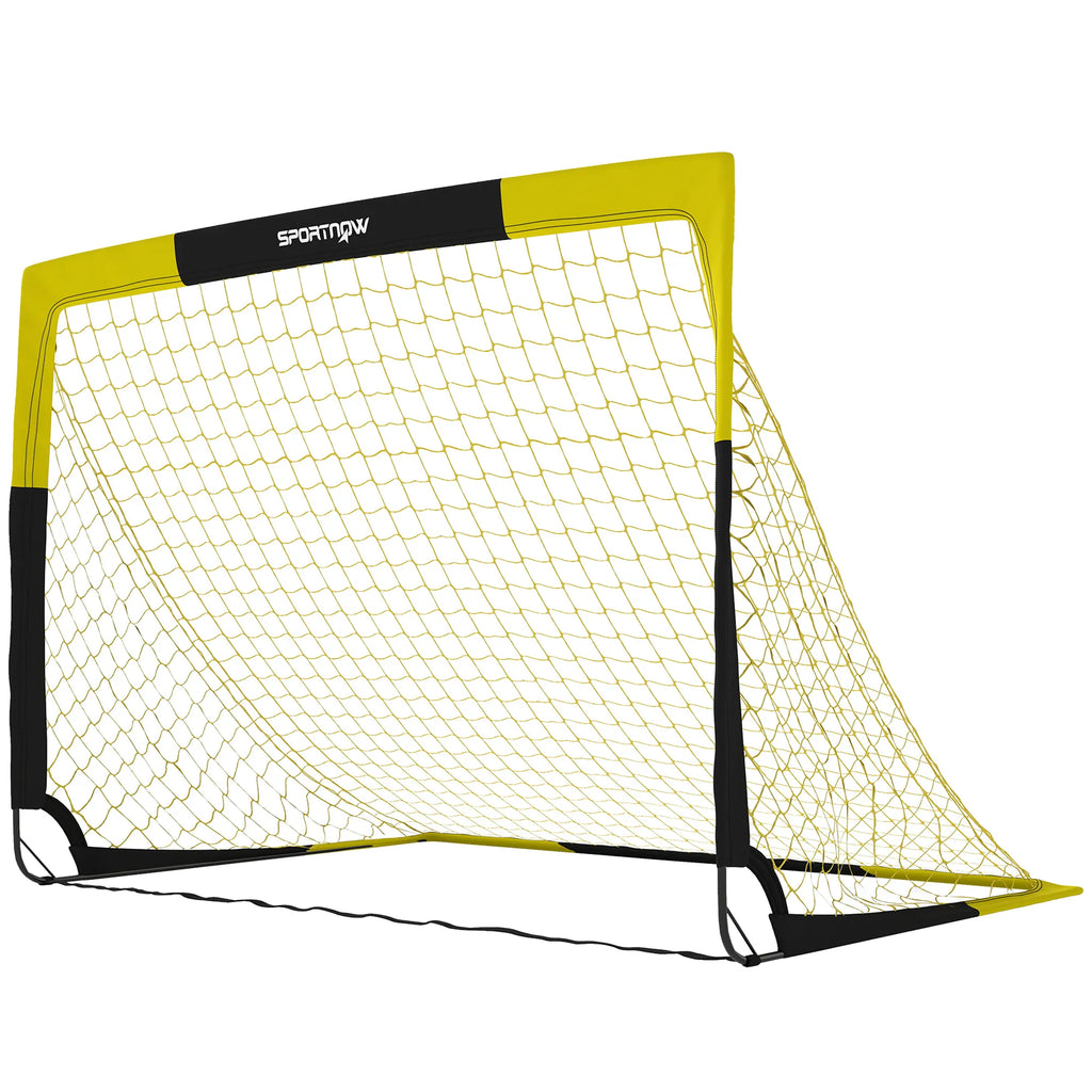 Futbolo vartai pop-up, 150 x 110 x 110 cm, geltoni