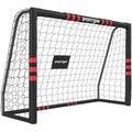 Futbolo vartai sodui 1,8 x 1,2 m, juodi ir raudoni