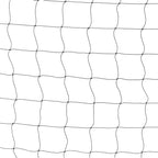 Futbolo vartai su tinklu, 240 x 85 x 160 cm, pilki