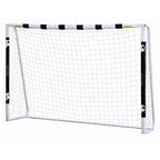 Futbolo vartai su tinklu ir dirbtinės žolės danga, 120 × 40 × 20 cm