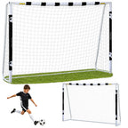 Futbolo vartai su tinklu ir dirbtinės žolės danga, 120 × 40 × 20 cm