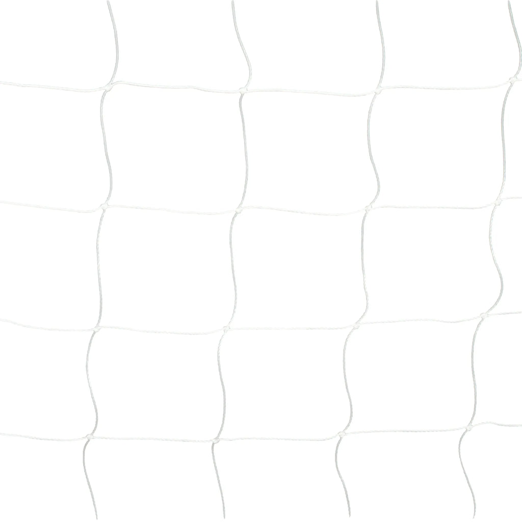 Futbolo vartai, tvirtas tinklas, plastikinis rėmas, vinys, 300L x 120B x 200H cm, balti