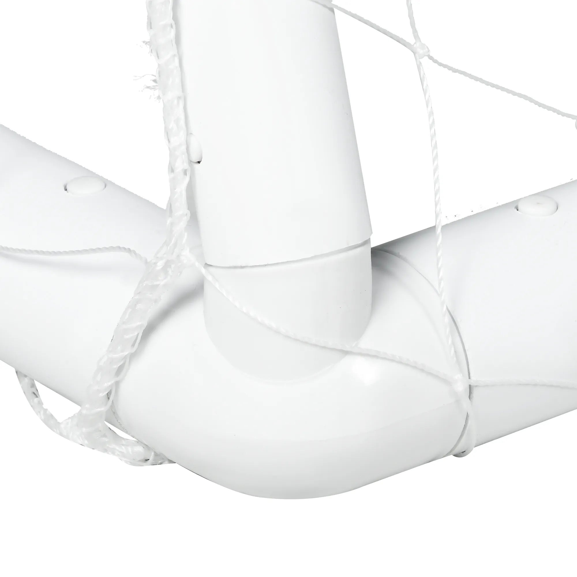 Futbolo vartai, tvirtas tinklas, plastikinis rėmas, vinys, 300L x 120B x 200H cm, balti