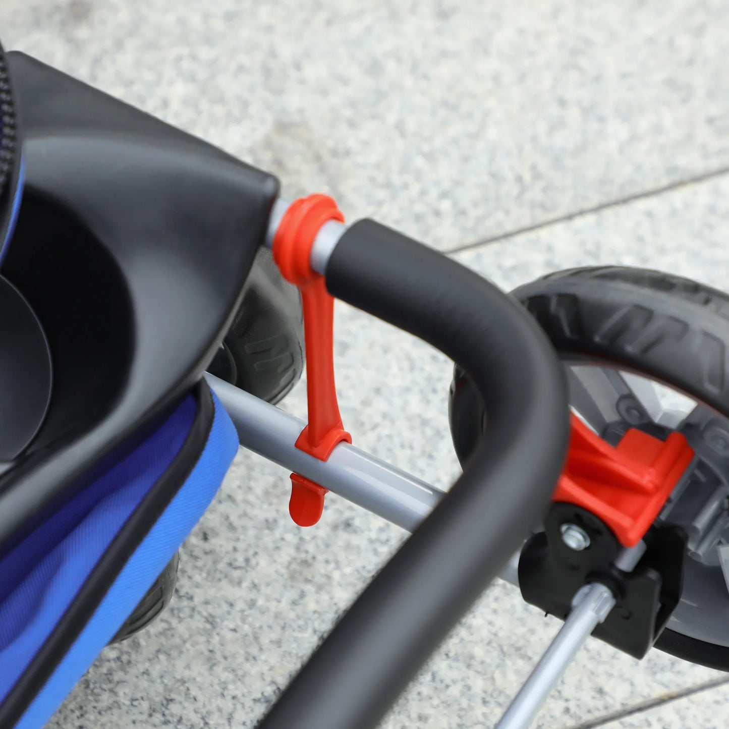 Šunų vežimėlis iki 10 kg, sulankstomas, su apsauga nuo lietaus, apatiniu krepšiu, 2 puodelių laikikliais, 75 cm x 45 cm x 97 cm, mėlynas