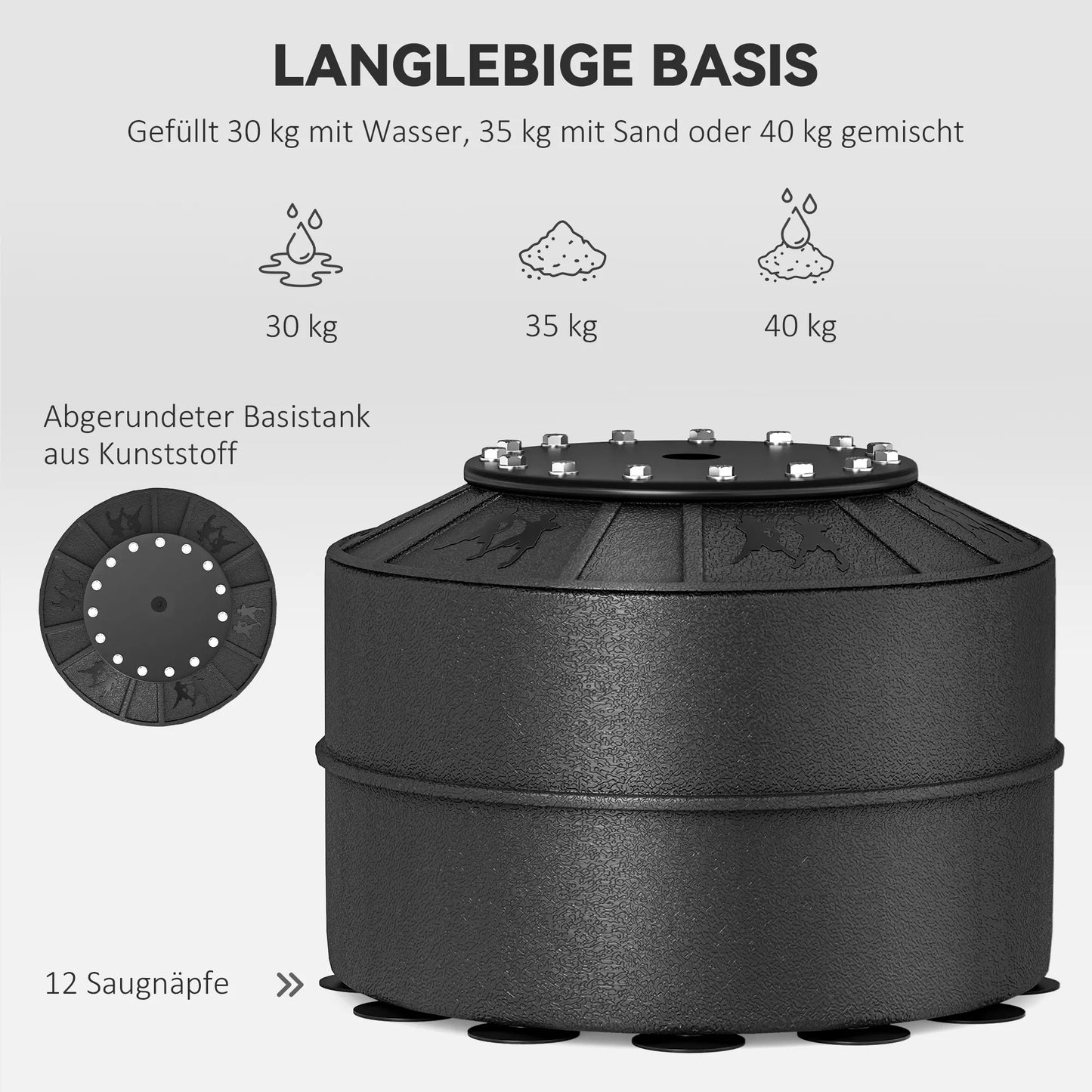 Stovintis bokso maišas su speedball, refleksine lazda, reguliuojamo aukščio, suaugusiems, 155-205cm, Juodas