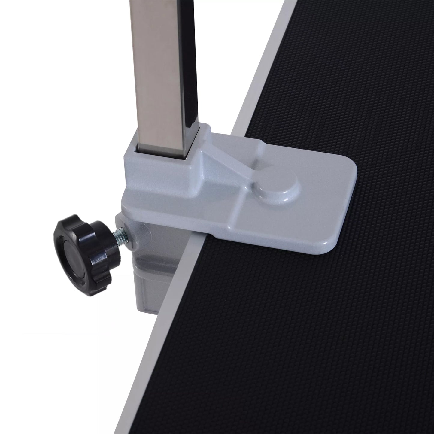 Sulankstomas kirpimo stalas augintiniams, skirtas šunims ir katėms, metalinis, juodas, 81 x 48,5 x 80 cm