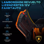 Grafika apie licencijuotą 12 V Lamborghini automobilį