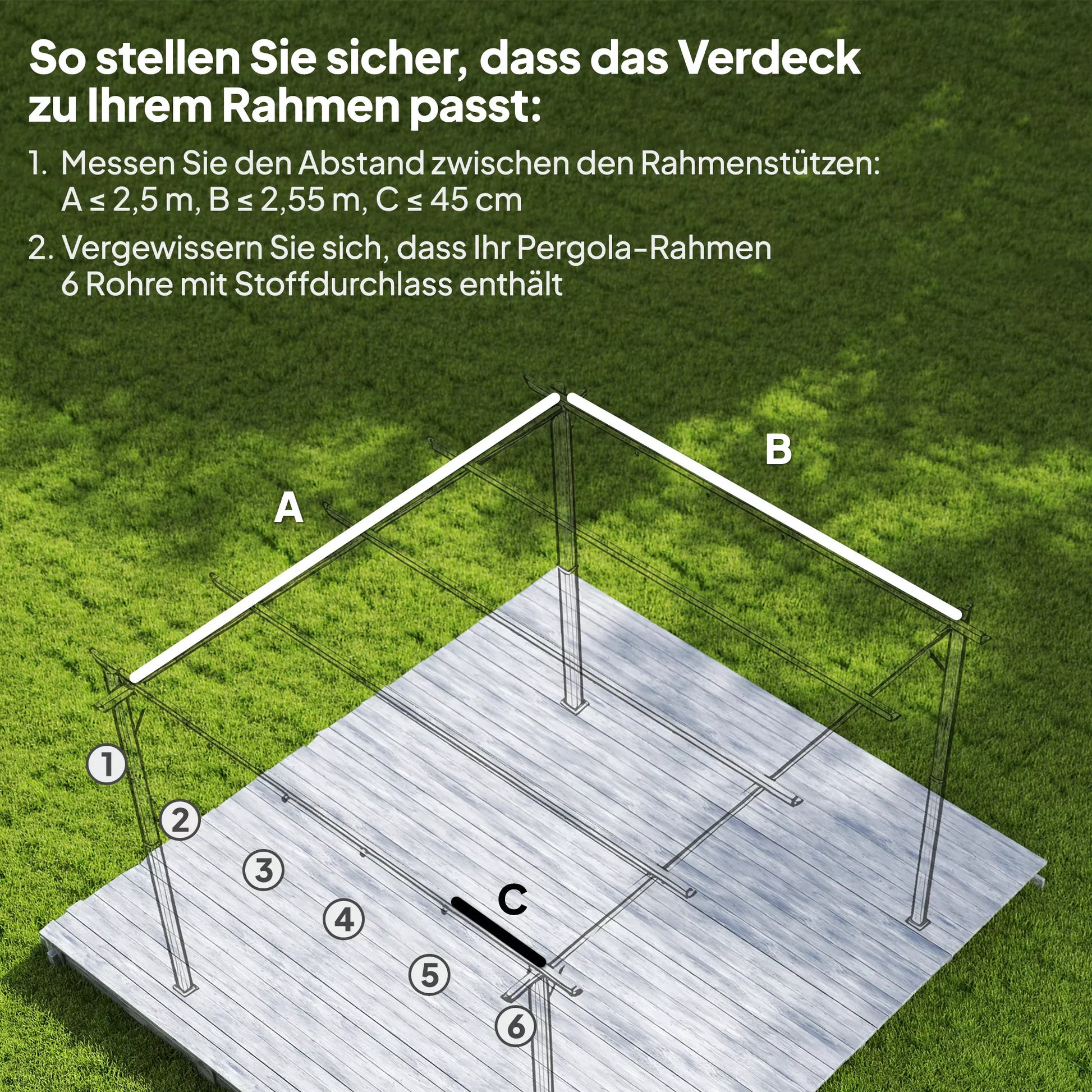 Pavėsinės stogas, su drenažo angomis, poliesteris, 3x3 m, ruda