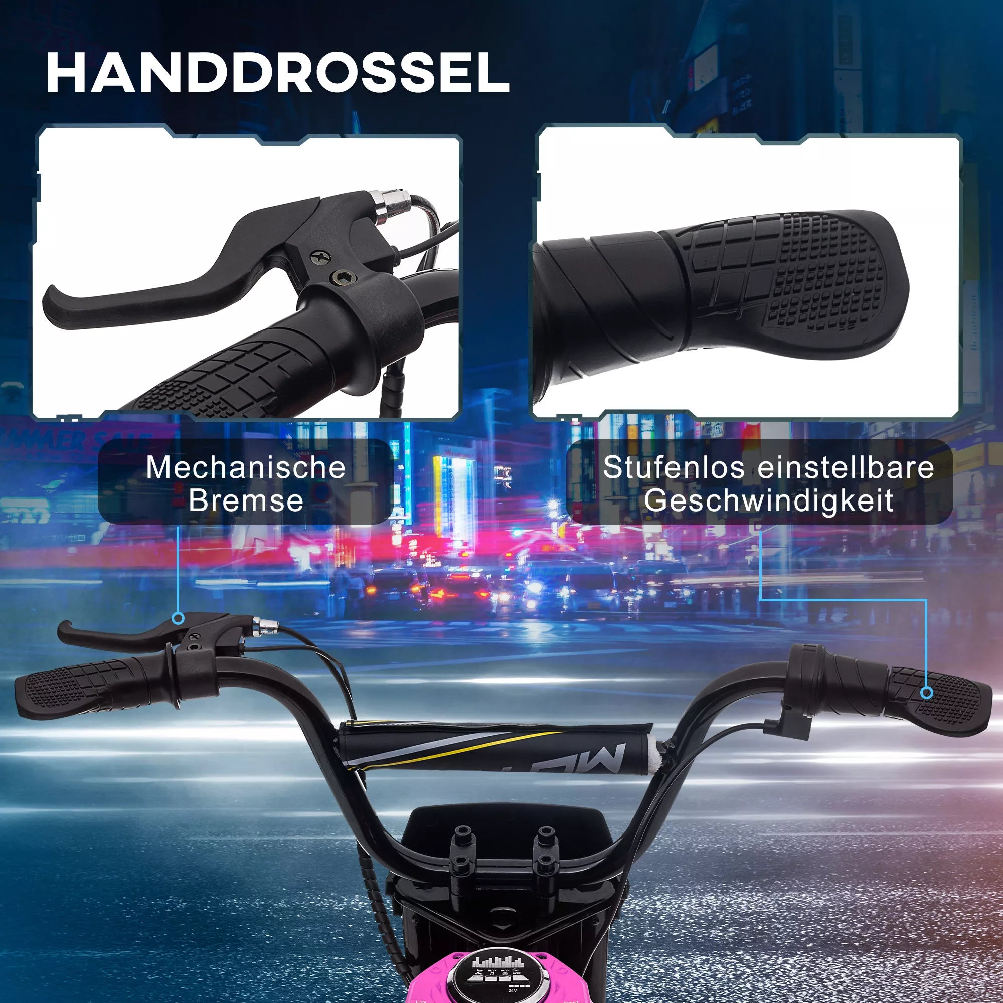 Grafika apie rankinę motociklo akceleratoriaus rankenėlę