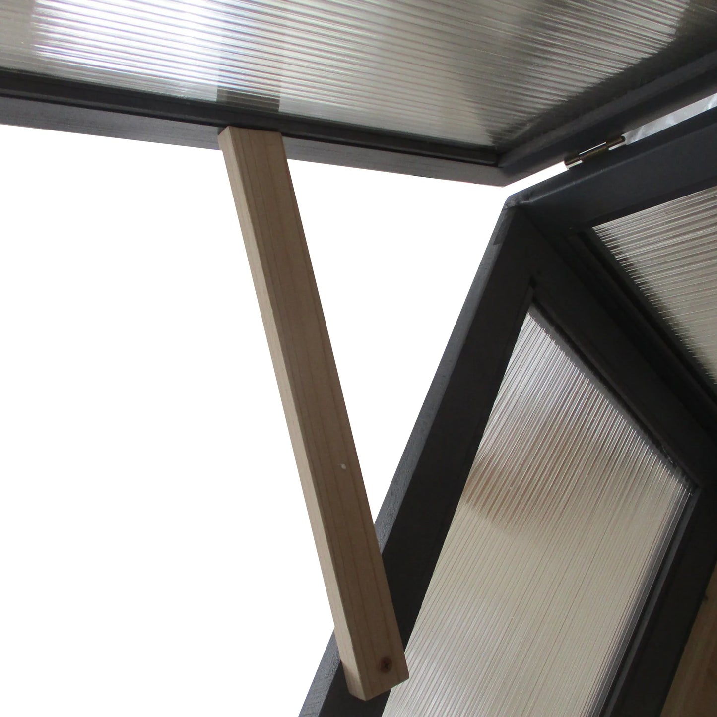 Aukštas medinis lysvynas su šiltnamiu 2-in1 Šiltnamis Pomidorų lysvynas Daržovių lysvynas Žolelių lysvynas Sodininkystės dėžė sodui, balkonui ir terasai Polikarbonatas Pilka 120 x 54 x 112/122 cm