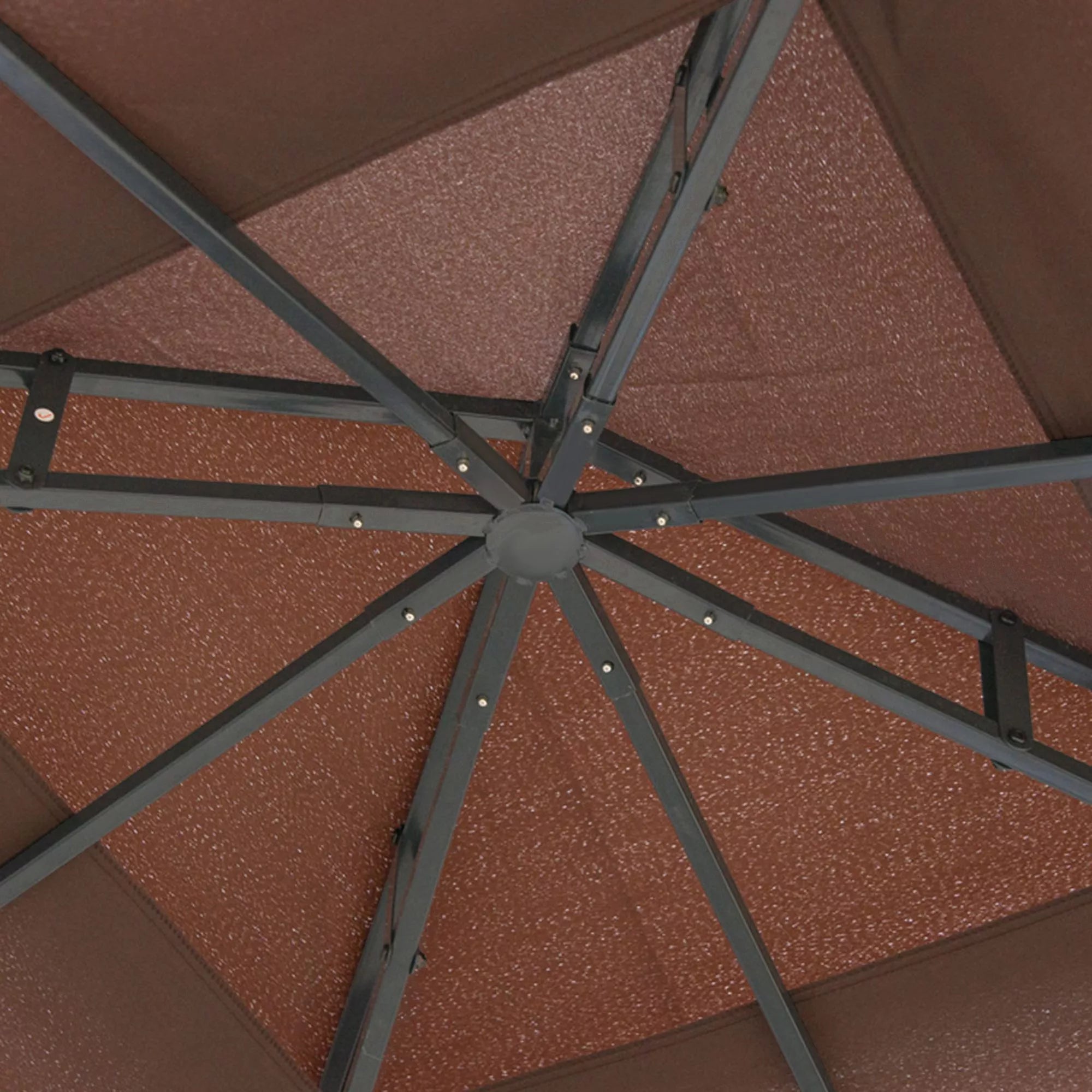 Pavilion Sodo paviljonas su moskitų tinklais šoninėmis sienomis, šventinis palapinė su dvigubu stogu, sodo palapinė Šventinė palapinė 2,97x2,97m