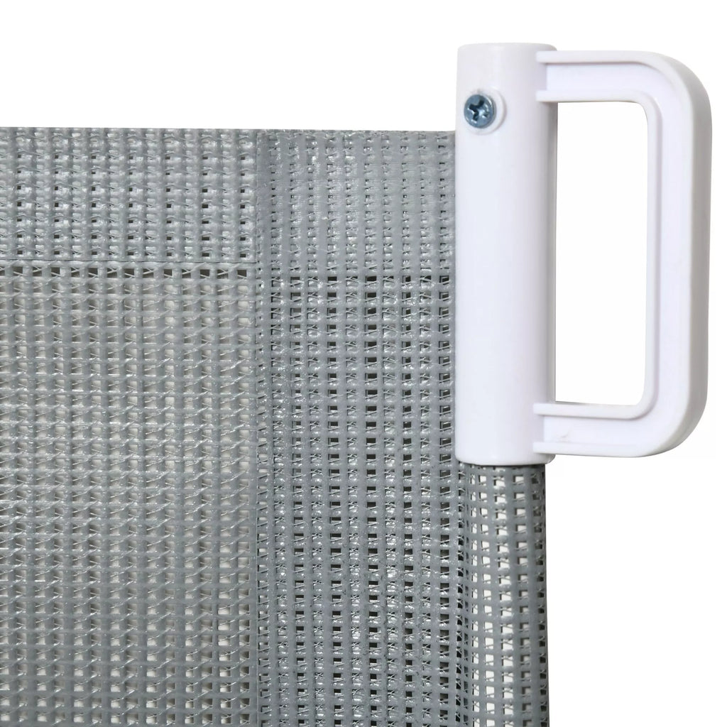 Laiptų apsauginė grotelė, metalas, plastikas, pilka