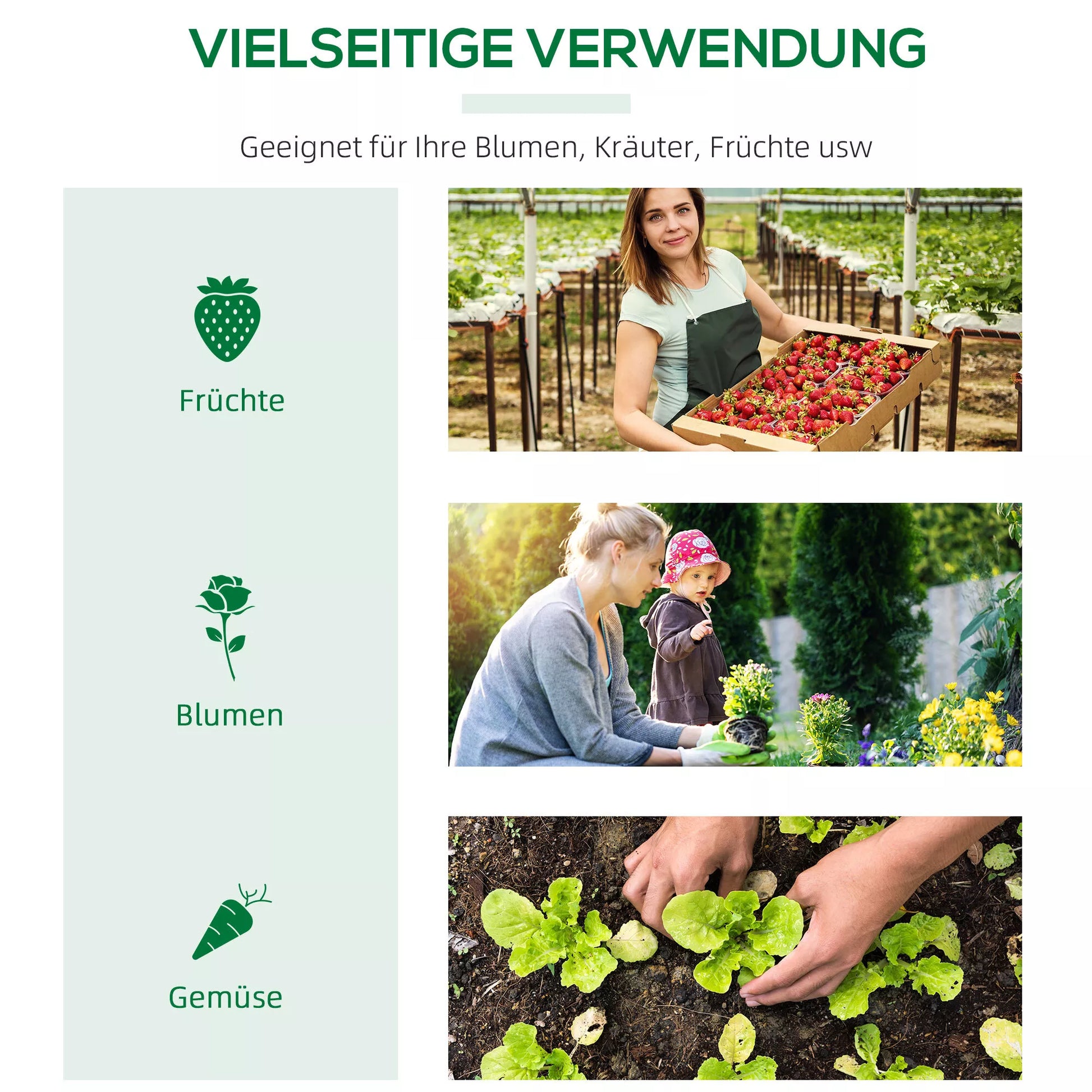 Šiltnamis su atidaromais langais, atsparus oro sąlygoms, 180 cm x 60 cm x 60 cm, žalias