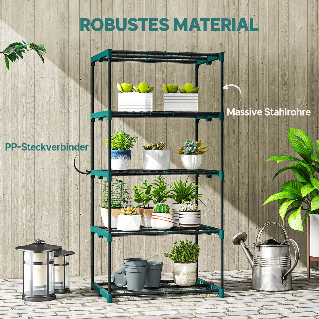 Gėlių stovas plieninis 138 cm aukščio tamsiai žalias
