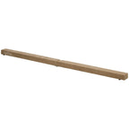 Gimnastikos balanso takelis sulankstomas 210 cm, rudas