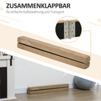 Gimnastikos balanso takelis sulankstomas 210 cm, rudas