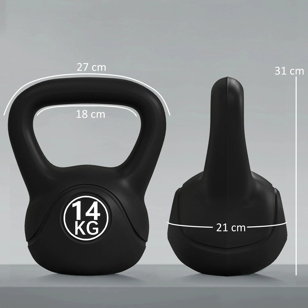 Gira apvalus svarmuo 14 kg juodas