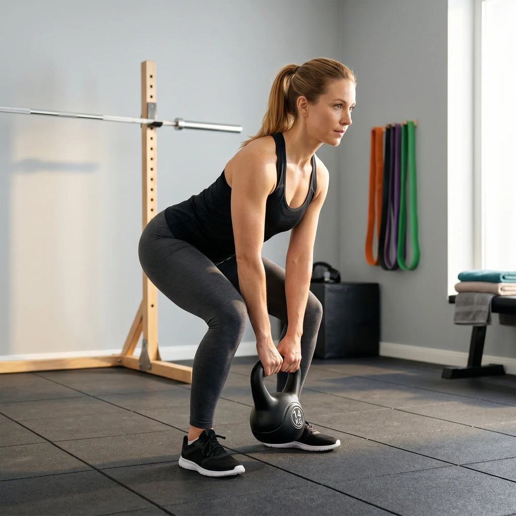Gira apvalus svarmuo 14 kg juodas