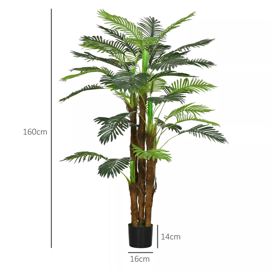 Dirbtinė palmė, 1,6 m, žalia