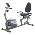 Gulsčias treniruoklis-ergometras su LCD ekranu, 110 kg, pilkas