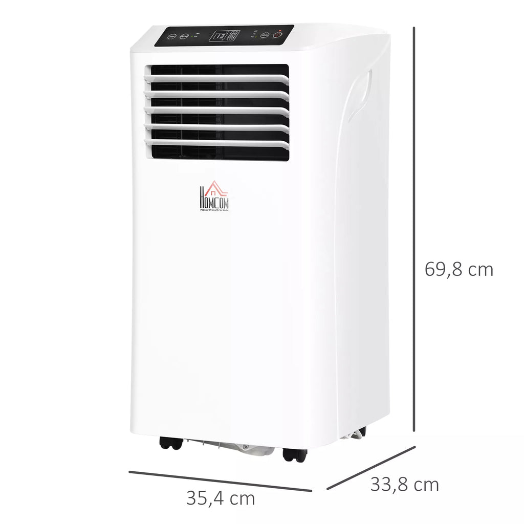Mobilus oro kondicionierius 3-in-1, su nuotolinio valdymo pultu, 9K BTU, 24 val. laikmatis, ABS, baltas