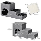 Matmenų schema centimetrais: 73,5 x 33 x 40,5 cm, vidinės dėžės ir 30 x 30 cm pagalvėlė