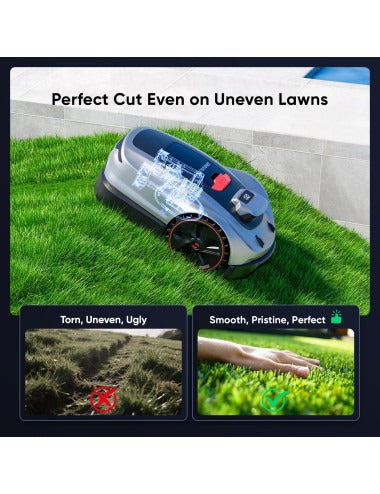 Vejos robotas Sunseeker X3 (800 m²)