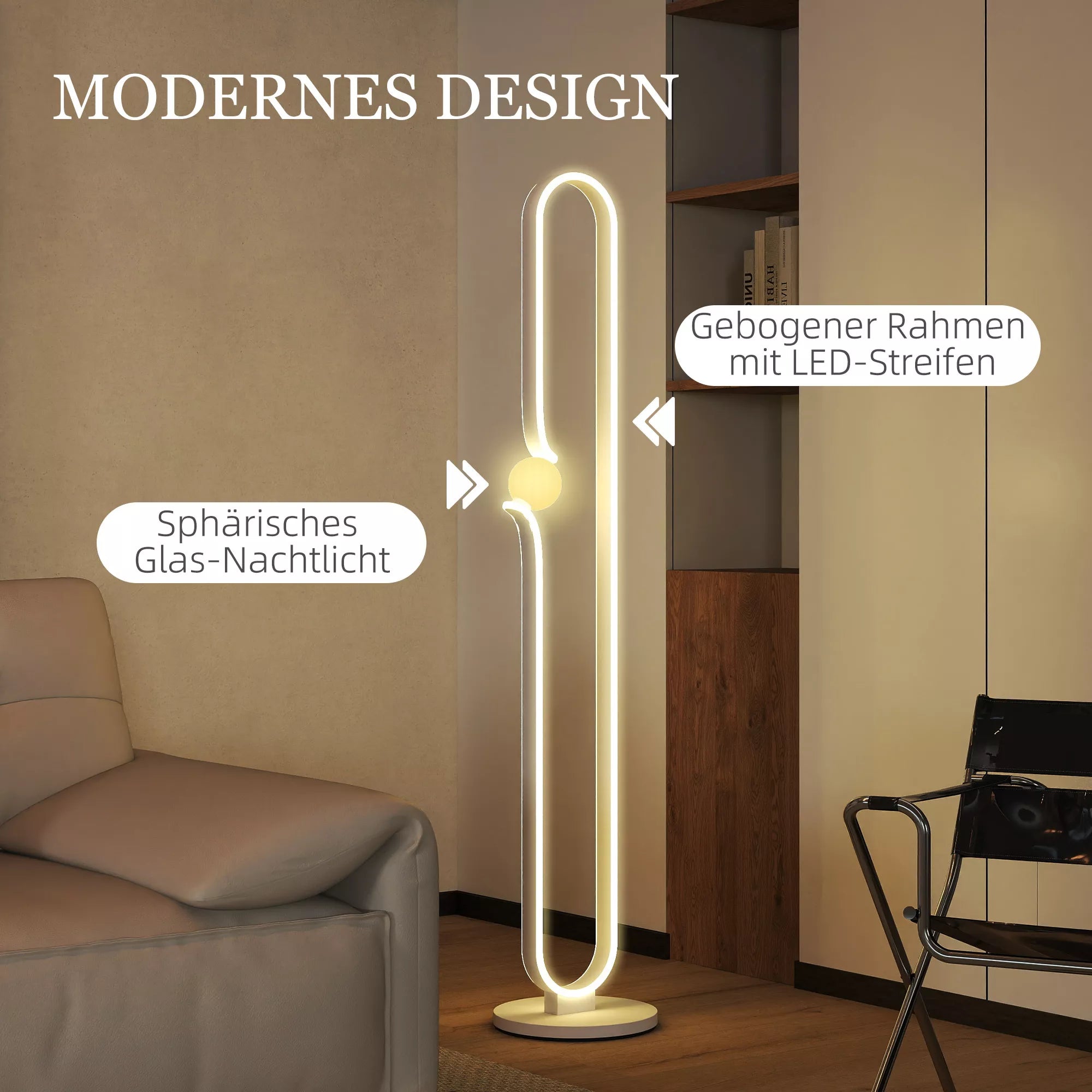 LED grindinis šviestuvas, muzikinių natų dizainas, stiklinis gaubtas, metalas, plastikas, baltas
