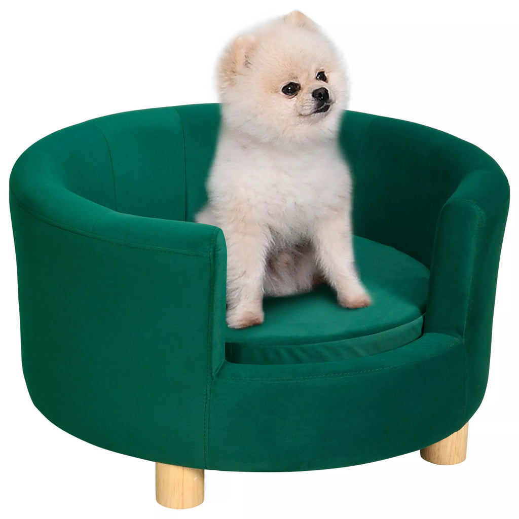 Šunų sofa, skalbiamas užvalkalas, iki 4,5 kg, žalia