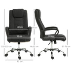 Kėdės matmenų schema: plotis 62 cm, atlošas 69 cm, sėdynės gylis 50 cm