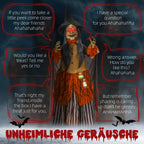 Halloweeno dekoracija raganos figūra su stebuklingų gėrimų buteliuku, 183 cm