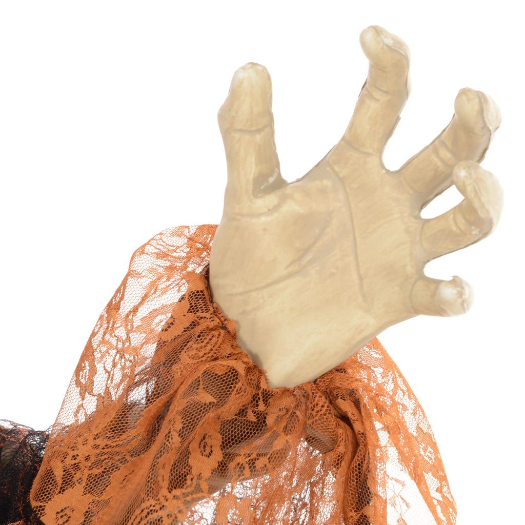 Halloweeno dekoracija raganos figūra su stebuklingų gėrimų buteliuku, 183 cm