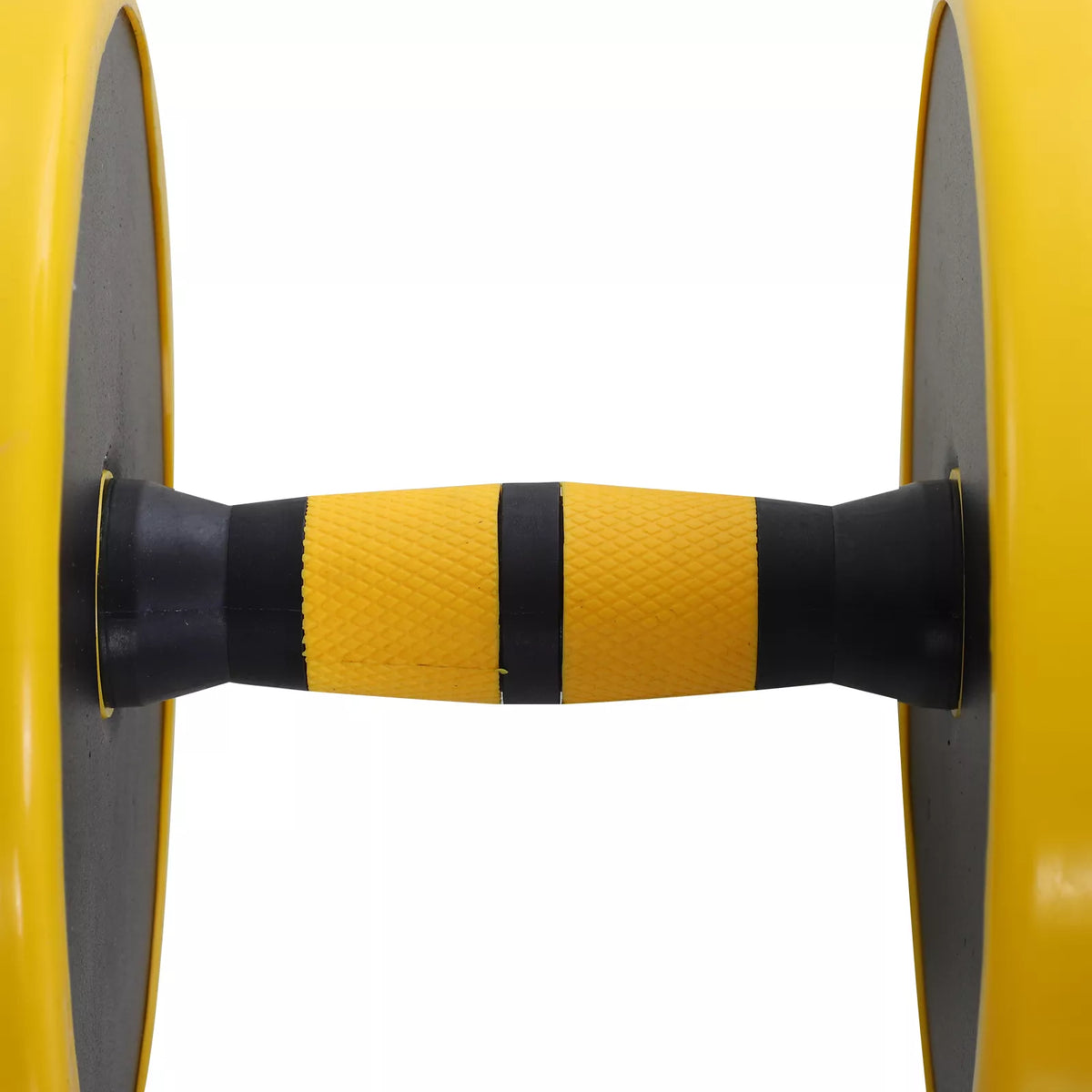Hantelių ir štangos rinkinys, 25 kg, 3-in-1, geltonas ir juodas