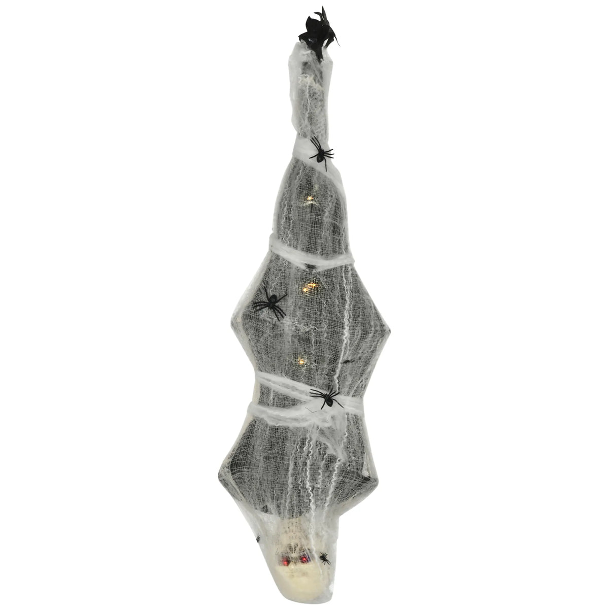 Helovino dekoracija – mumija su garsu, judesio jutikliu ir LED, 60 × 16 × 170 cm