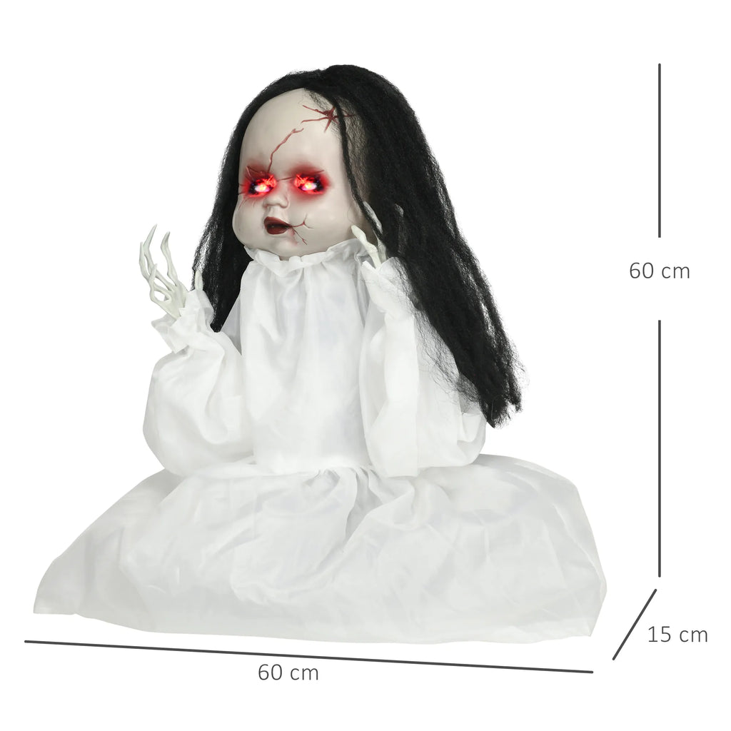 Helovino dekoracija šiurpi lėlė, 60 cm