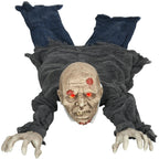 Helovino dekoracija zombis, 159 cm, šviečiančios akys, garsas ir judesys