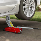 Hidraulinis automobilinis domkratas 2t, 120–300 mm, raudonas