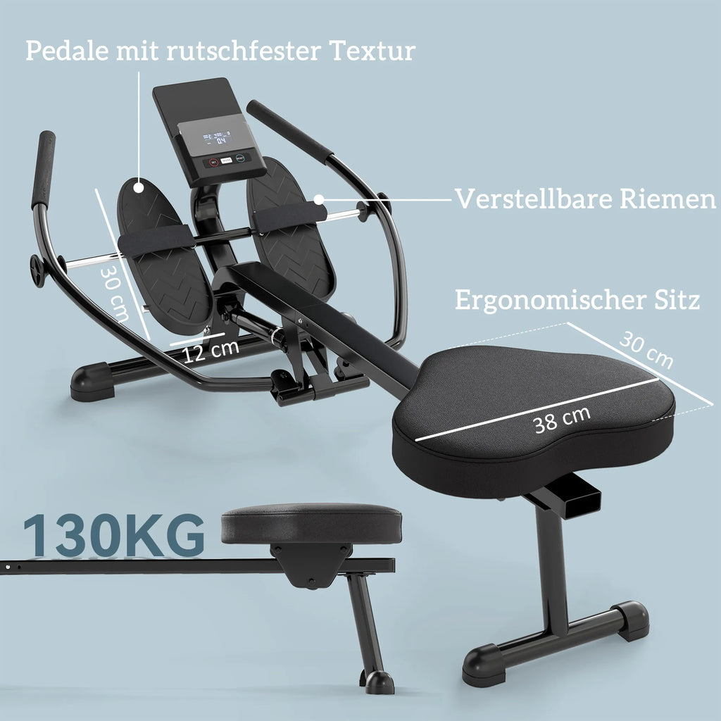 Ergonomiškas sėdimas balnelis ir neslystantys pedalai matomi detaliai