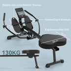 Ergonomiškas sėdimas balnelis ir neslystantys pedalai matomi detaliai