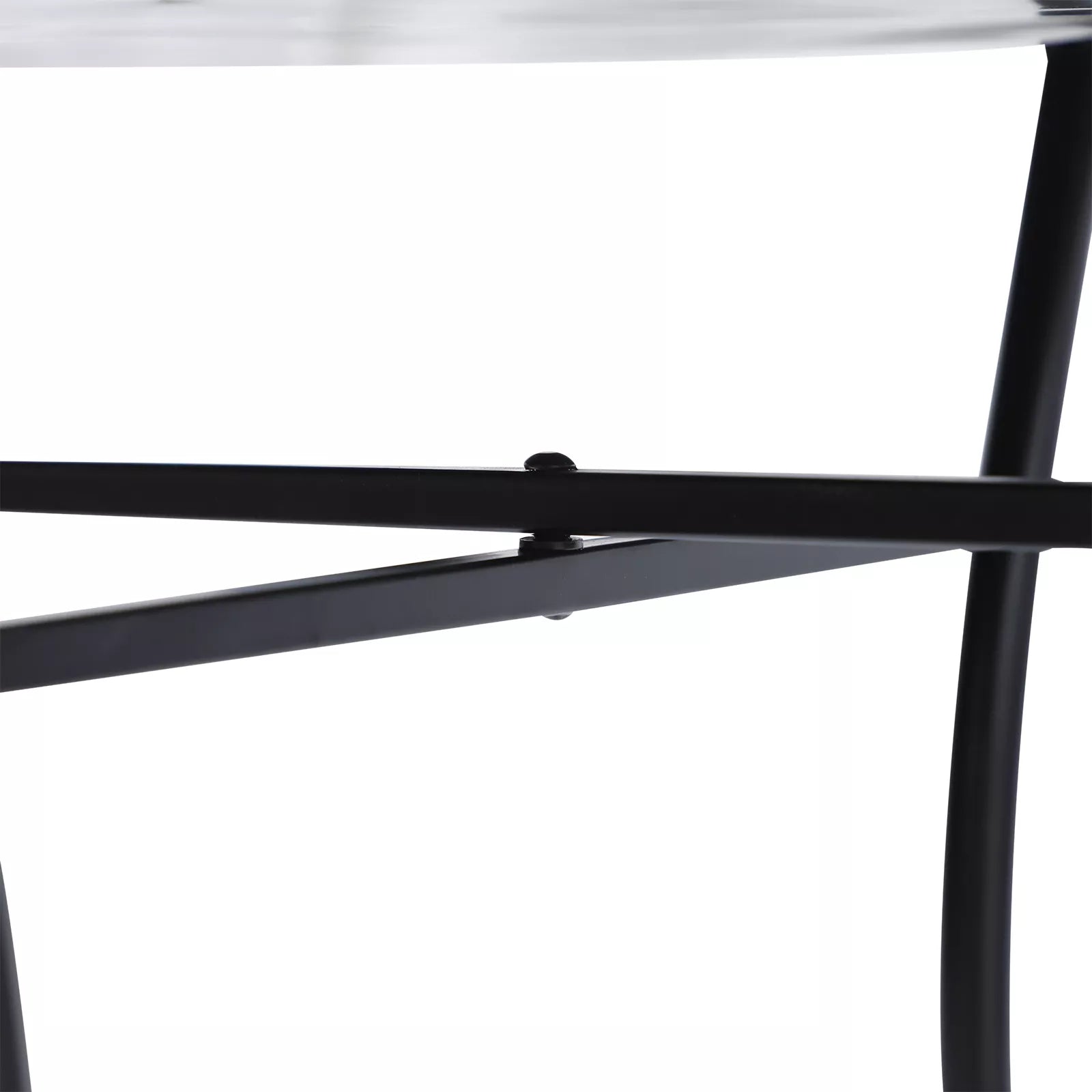 Sodo stalas mozaikinis stalas balkono stalas pagalbinis staliukas apvalus plienas + keramika oranžinė + balta Ø60 x H71 cm